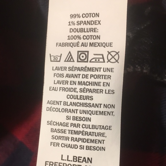 L.L.Bean Flannel Lined Classic Fit Jeans size 16P - Picture 11 of 11